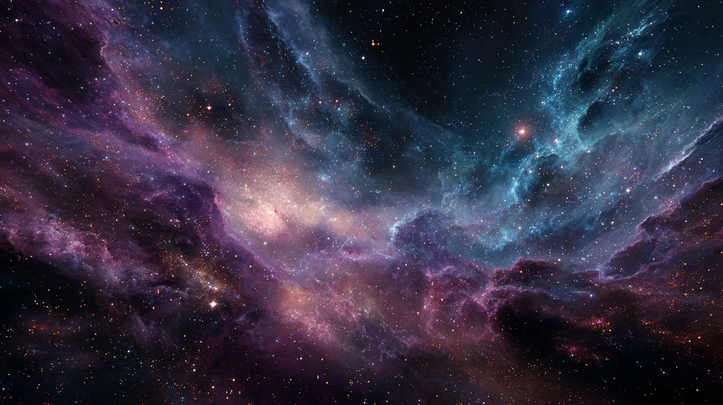 Deep space nebula